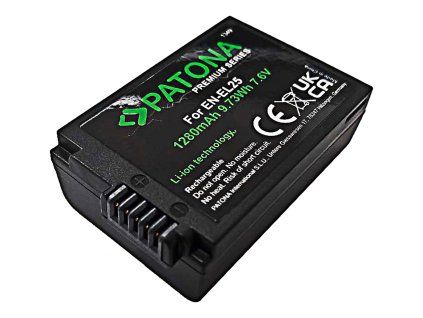 Aku Nikon EN-EL25 1350mAh Li-Ion Premium Z30/Z50 / Z fc
