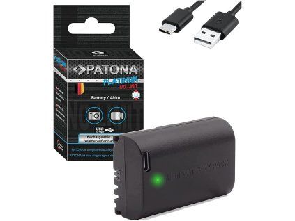 Aku Canon LP-E6 2250mAh Li-Ion Platinum USB-C nabíjení