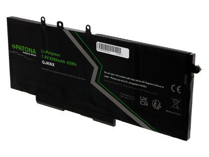Aku DELL E5280/E5480/E5580 8200mAh Li-Pol 7,6V GJKNX Premium