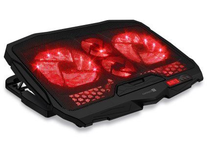 CONNECT IT FrostWind chladicí podložka pod notebook s červeným podsvícením  CCP-2200-RD