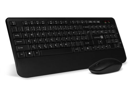 CONNECT IT Combo bezdrátová černá klávesnice + myš, černá  CKM-7800-CS