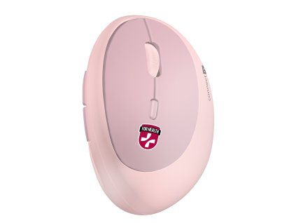 CONNECT IT FOR HEALTH LADIES PINK ergonomická vertikální myš, bezdrátová  CMO-2600-PK