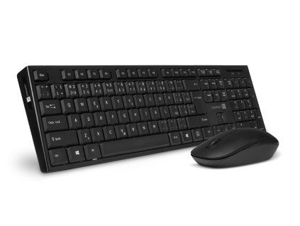 CONNECT IT Combo bezdrátová černá klávesnice + myš, černá  CKM-7500-CS