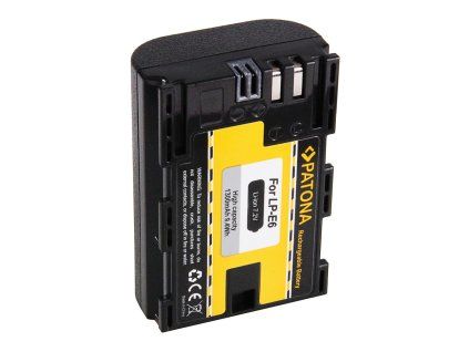 Aku Canon LP-E6 1300mAh Li-Ion