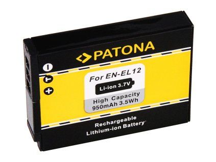 Aku Nikon EN-EL12 1050mAh Li-Ion