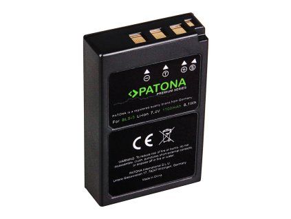 Aku Olympus BLS5 1100mAh Li Ion Protect 1