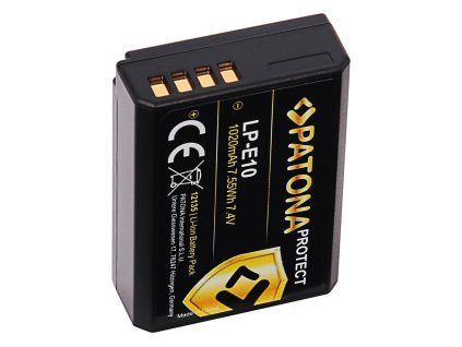 Aku Canon LP E10 1020mAh Li Ion Protect 1