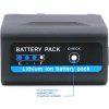 Aku Sony NP-F970/F960/F950 10500mAh Li-Ion Platinum USB-C nabíjení s PD20+powerbanka