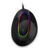 CONNECT IT GAME FOR HEALTH RGB ergonomická vertikální myš, drátová, černá  CMO-2800-BK