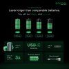 Aku AAA/LR03 Li-Pol 500mAh 1,5V-4ks s USB-C nabíjením
