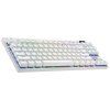 Klávesnice Logitech PRO X TKL Lightspeed - Bílá